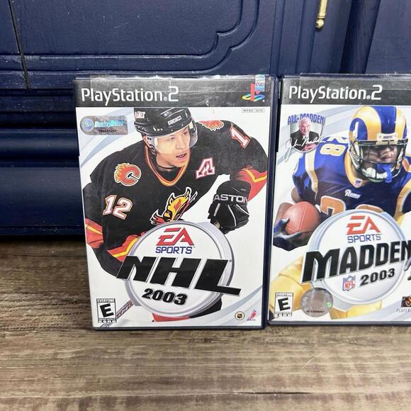 PlayStation 2 Sports Games: NHL 2003, Madden 2003, Allstar Baseball 2003 - Picture 3 of 7